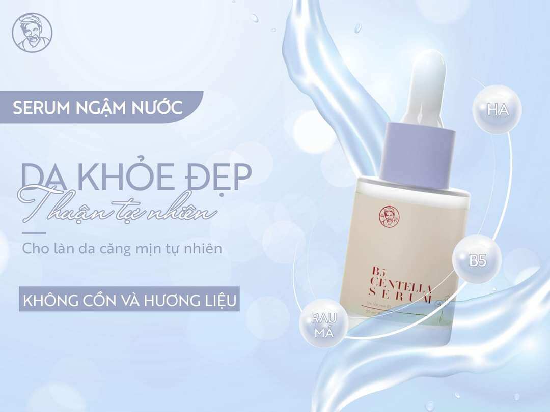 [MUA 1 TẶNG 1] SERUM B5 CENTELLA BÀ LÃO CẤP ẨM PHỤC HỒI DA SAU TÁI TẠO CHÍNH HÃNG 100%
