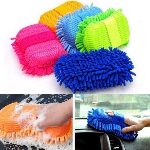 Mút bọt biển rửa xe sợi bông Microfiber