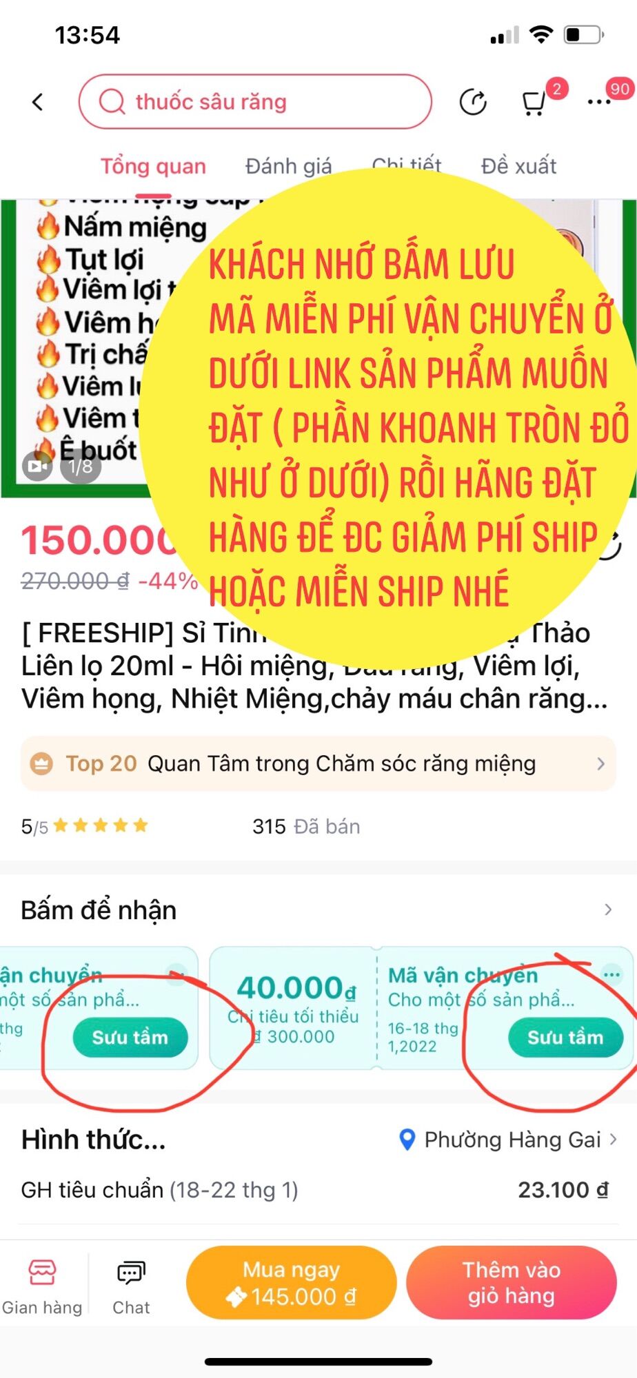 [Freeship] Tinh dầu An Phụ Khang Dạ Thảo Liên 5ml