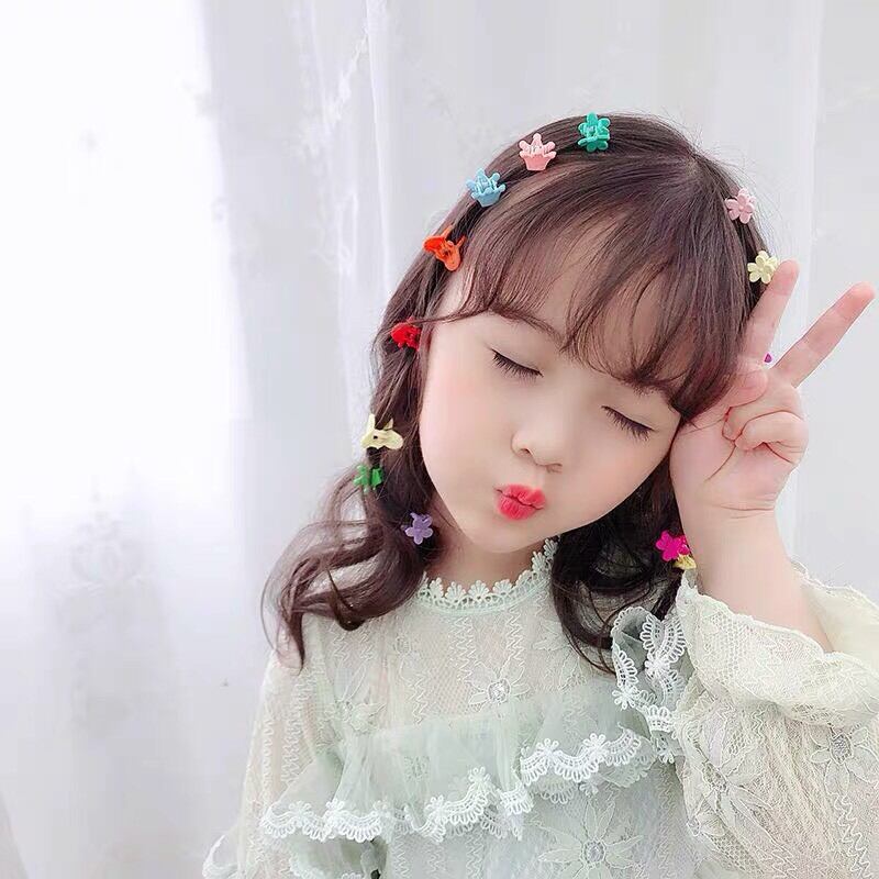 Set 5 kẹp tóc mini càng cua phòng cách công chúa