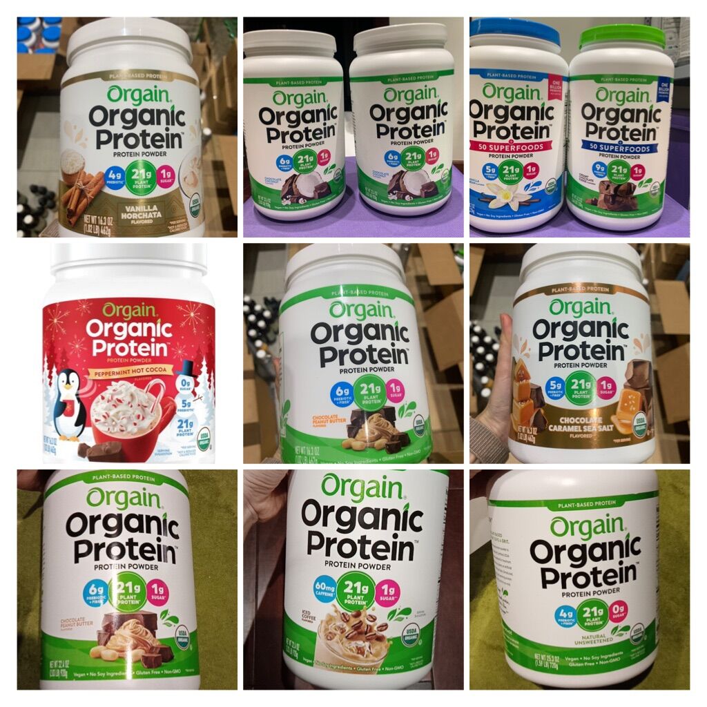 [MẪU MỚI, MÙI MỚI THEO MÙA] BỘT ĐẠM THỰC VẬT HỮU CƠ ORGAIN ORGANIC PROTEIN 462GR