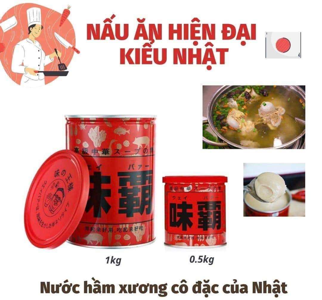 [Hôp 1kg]📍CỐT GÀ HẦM XƯƠNG HIROSHI CÔ ĐẶC 

- Xuất xứ: Nhật Bản