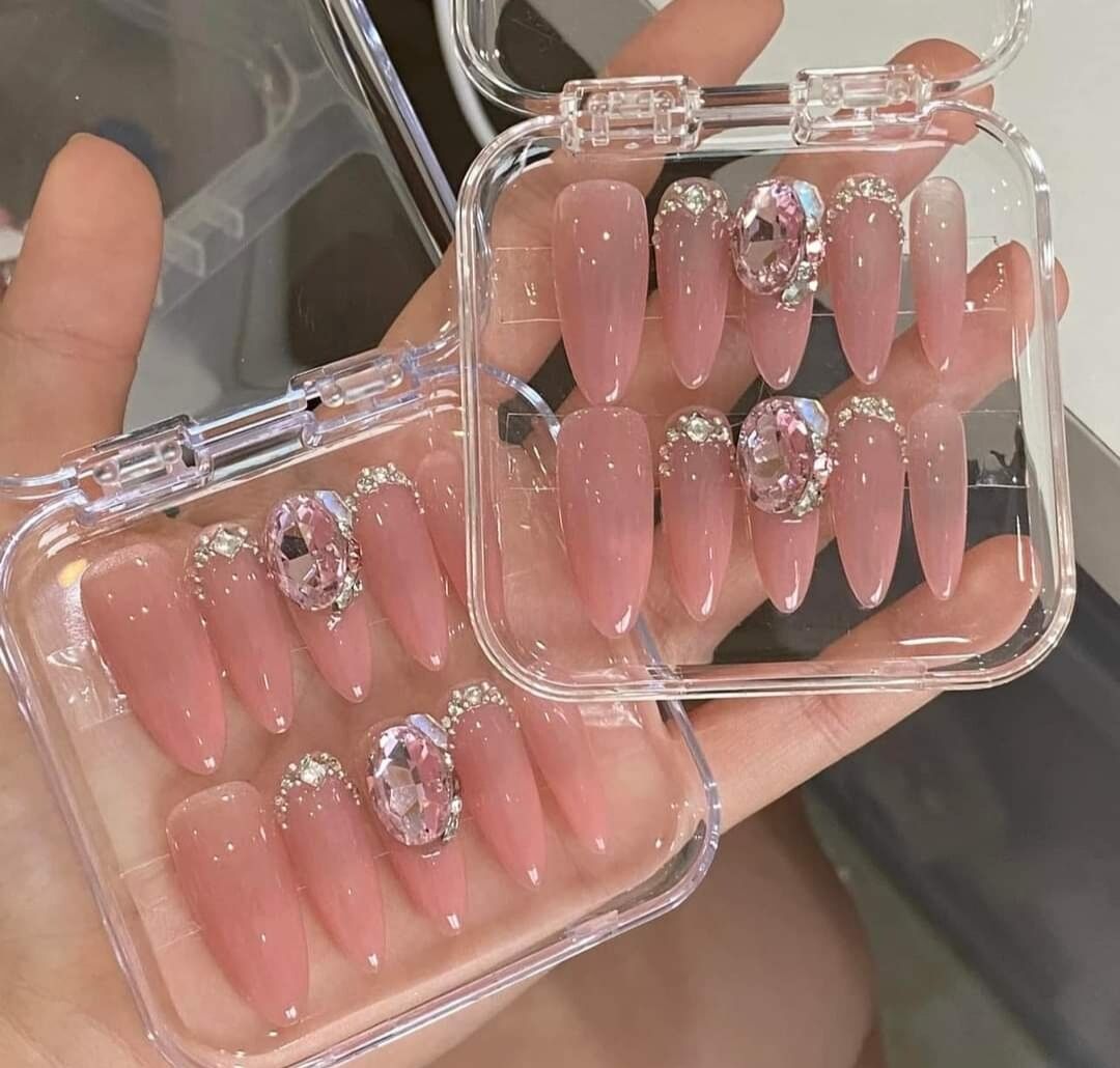 Nailbox thiết kế , màu thạch bộ 10 móng - 19