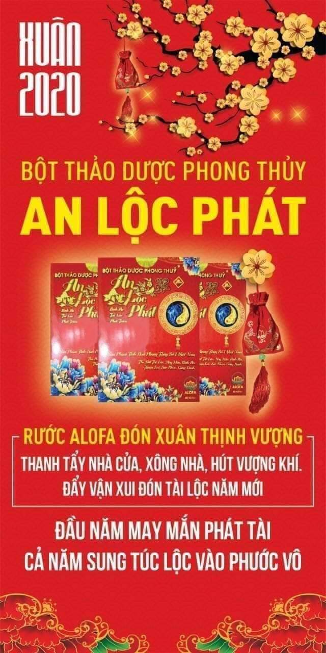 Bột phong thủy alofa