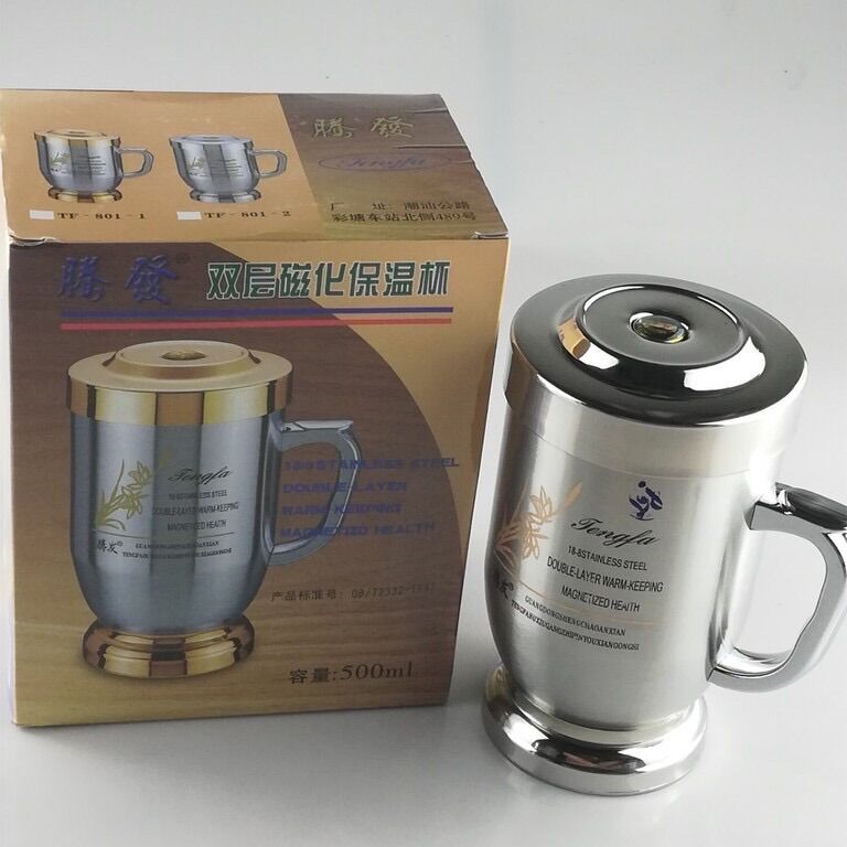 Ca đế inox 500ml cao cấp 2 lớp
