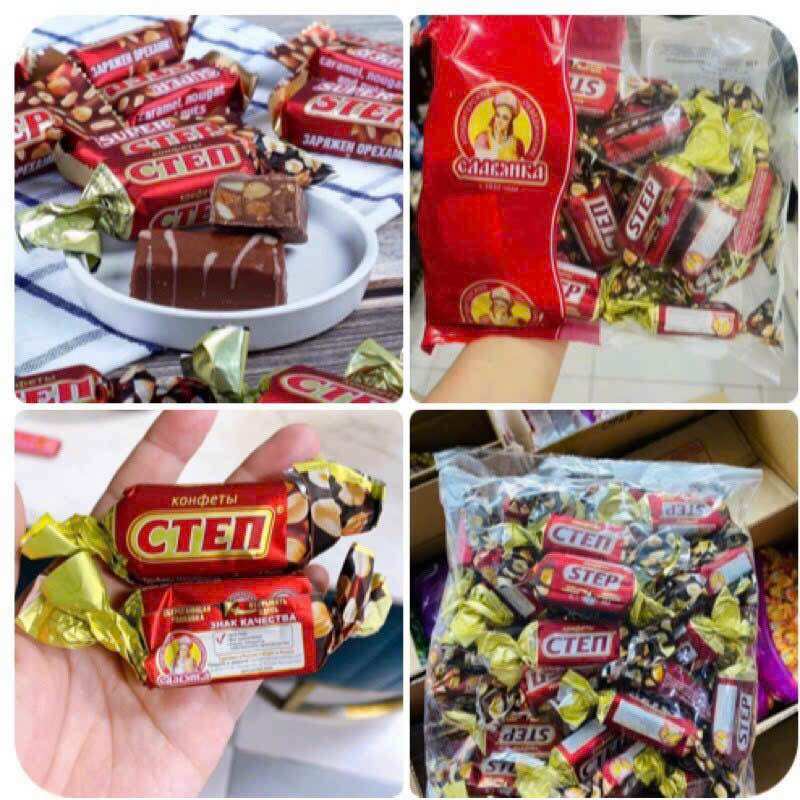 Kẹo sô-cô-la mạch nha bọc đậu phộng đỏ 500gr Cten