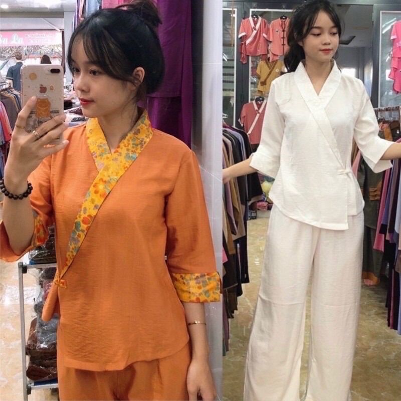 Đồ Lam Đi Chùa 🌸 Bài Lai Phối Sô Le