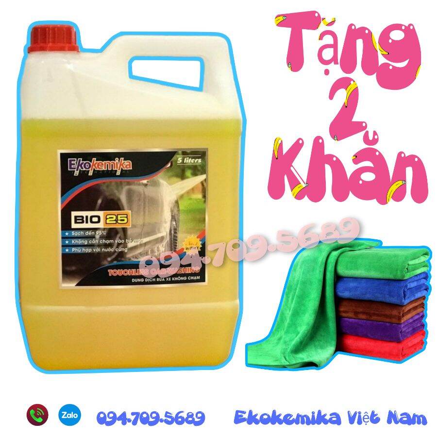 Dung Dịch Rửa Xe Không Chạm Bio 25 5L