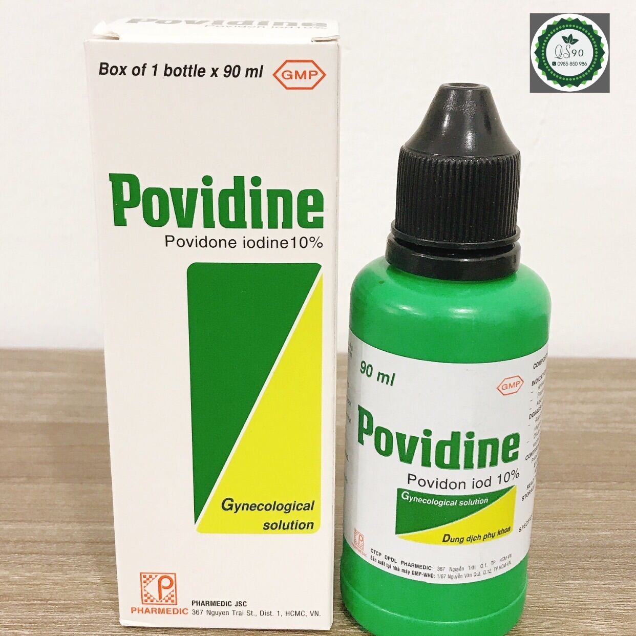 Dung dịch phụ khoa povidin 1 chai 90ml