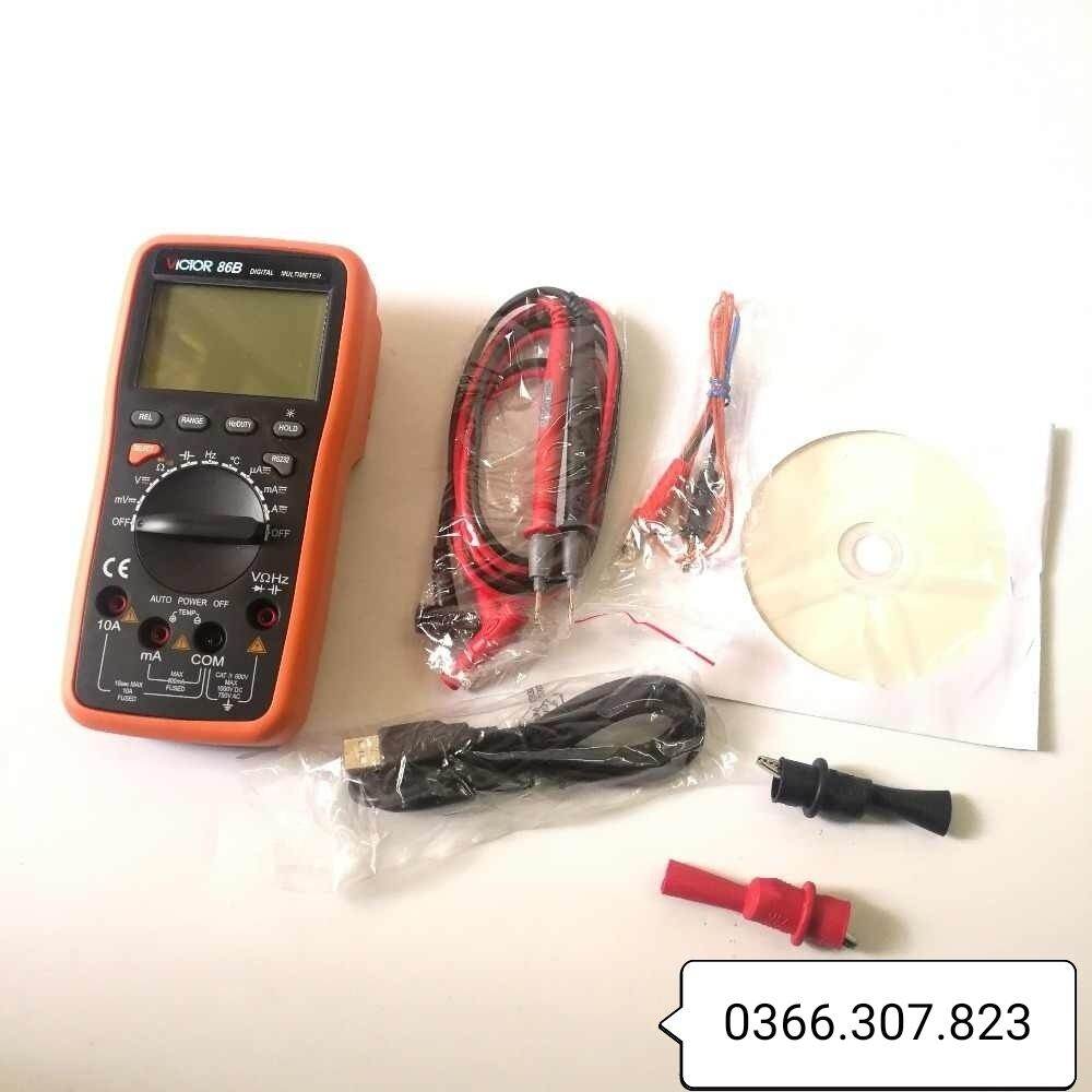 [HCM]Đồng hồ vạn năng hiển thị số VICTOR 86B