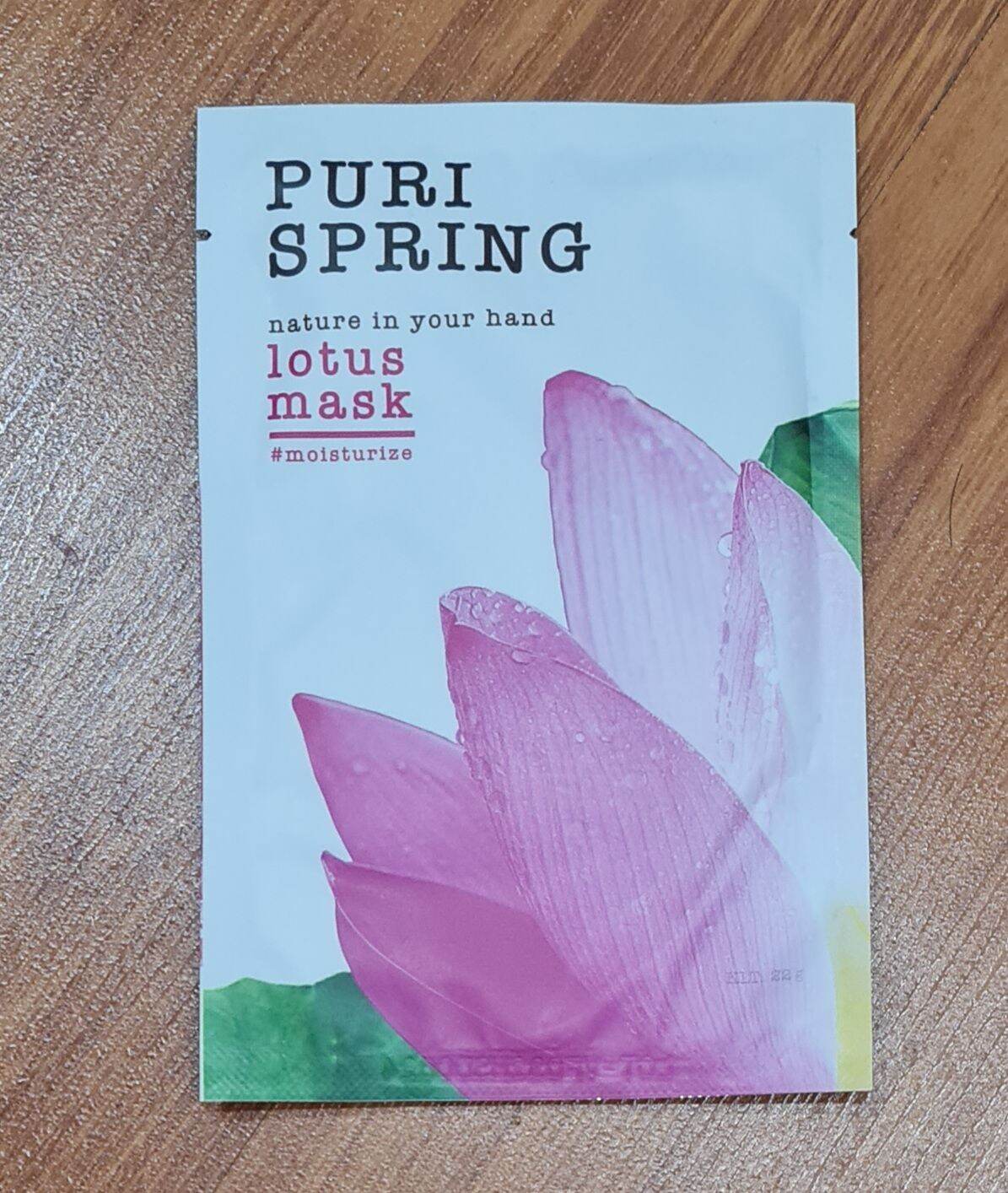 Mặt nạ Puri Spring hoa sen 22g