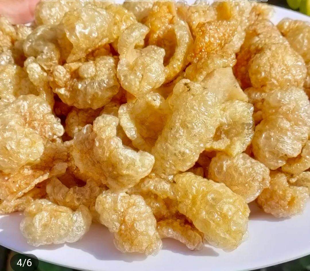 500GRAM DA HEO CHIÊN GIÒN KHÔNG TẨM GIA VỊ _ HÀNG MỚI NGON