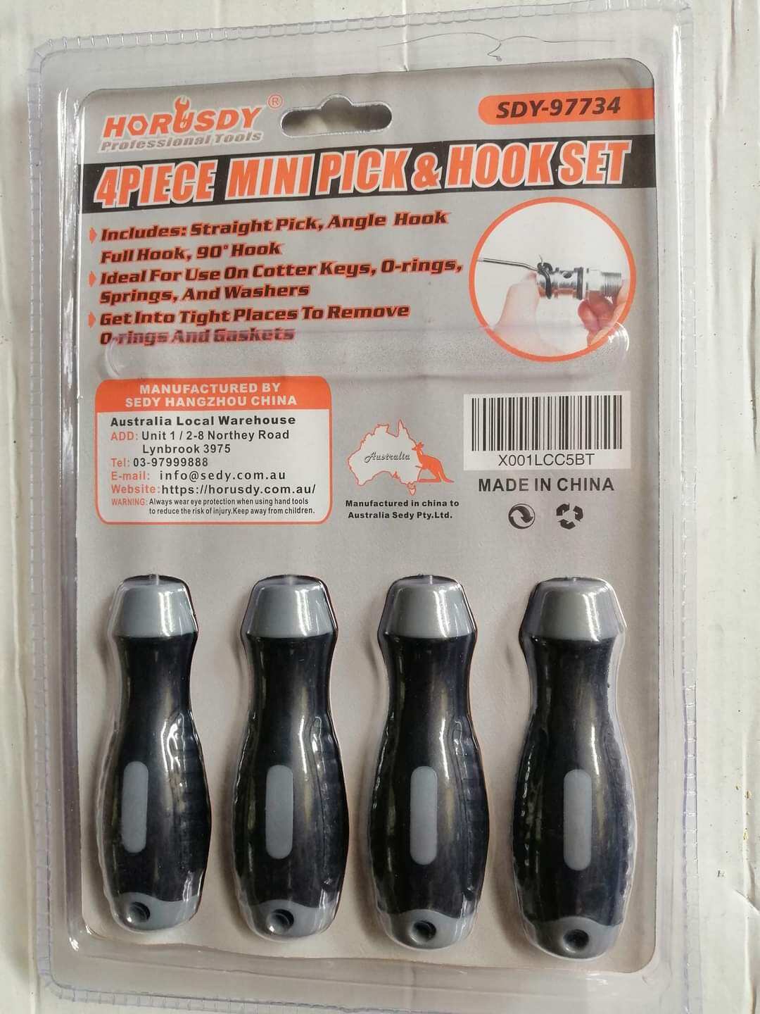Bộ dụng cụ móc phớt cậy gioăng 4 chiếc