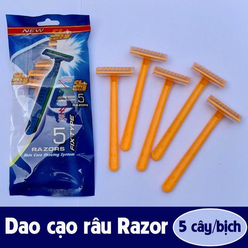 Bộ 5 Dao Cạo Râu Razors 2 Lưỡi