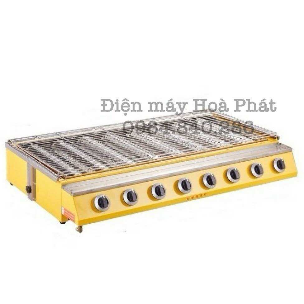Bếp nướng gas 8 họng đốt dài