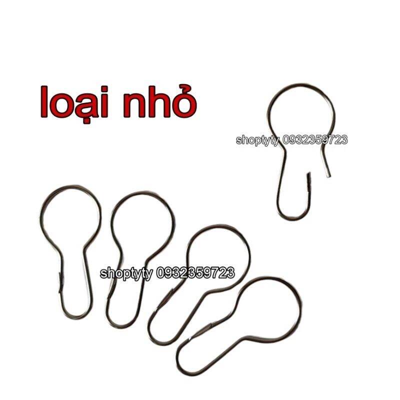 ( Túi 10 cái) Móc Treo Rèm, Hàng Hóa Vật Dụng Gia Đình Inox - Mẫu Khoen ...