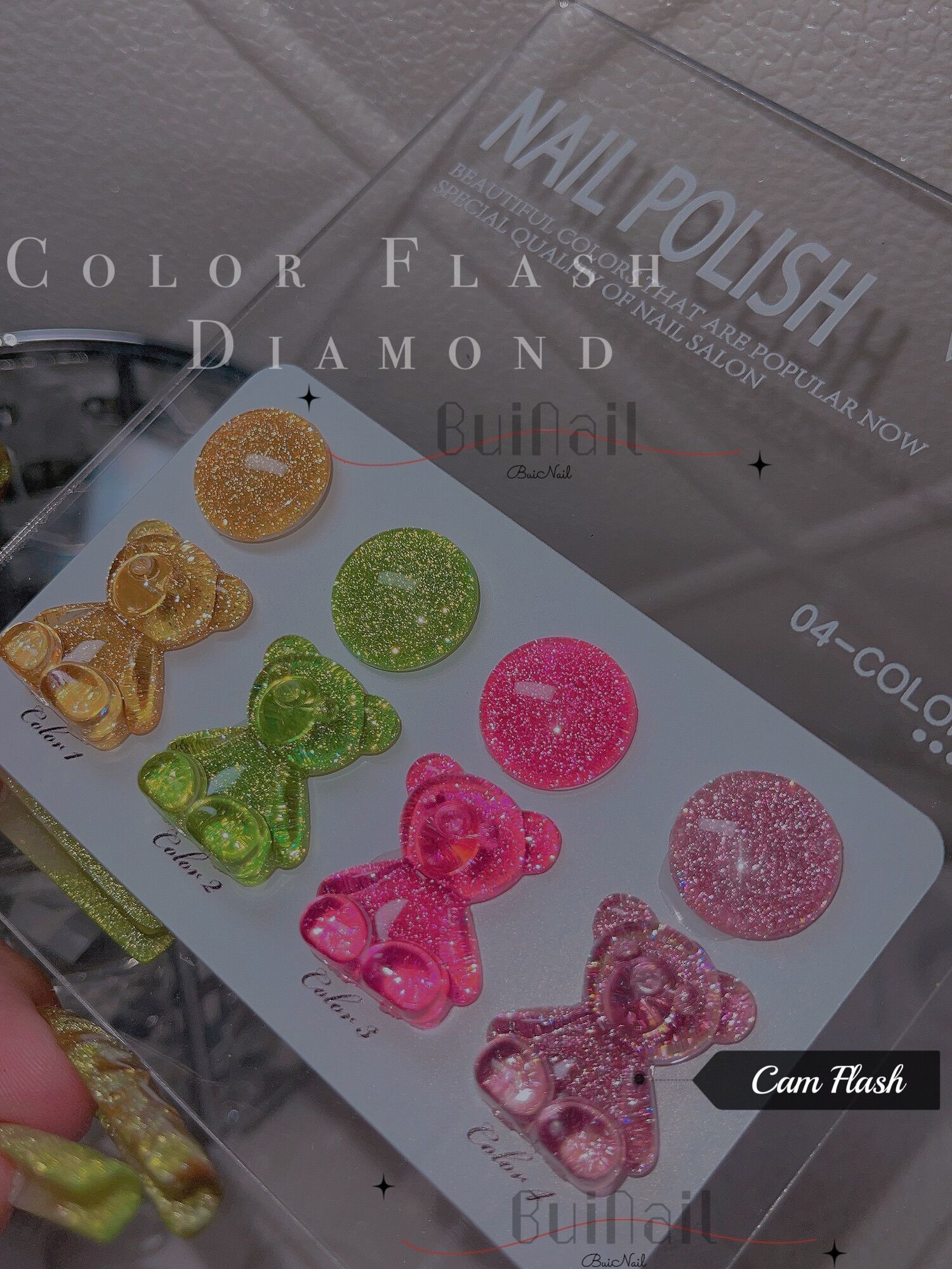 SƠN GEL K19 FLASH MÀU DẠ QUANG VENDENNI