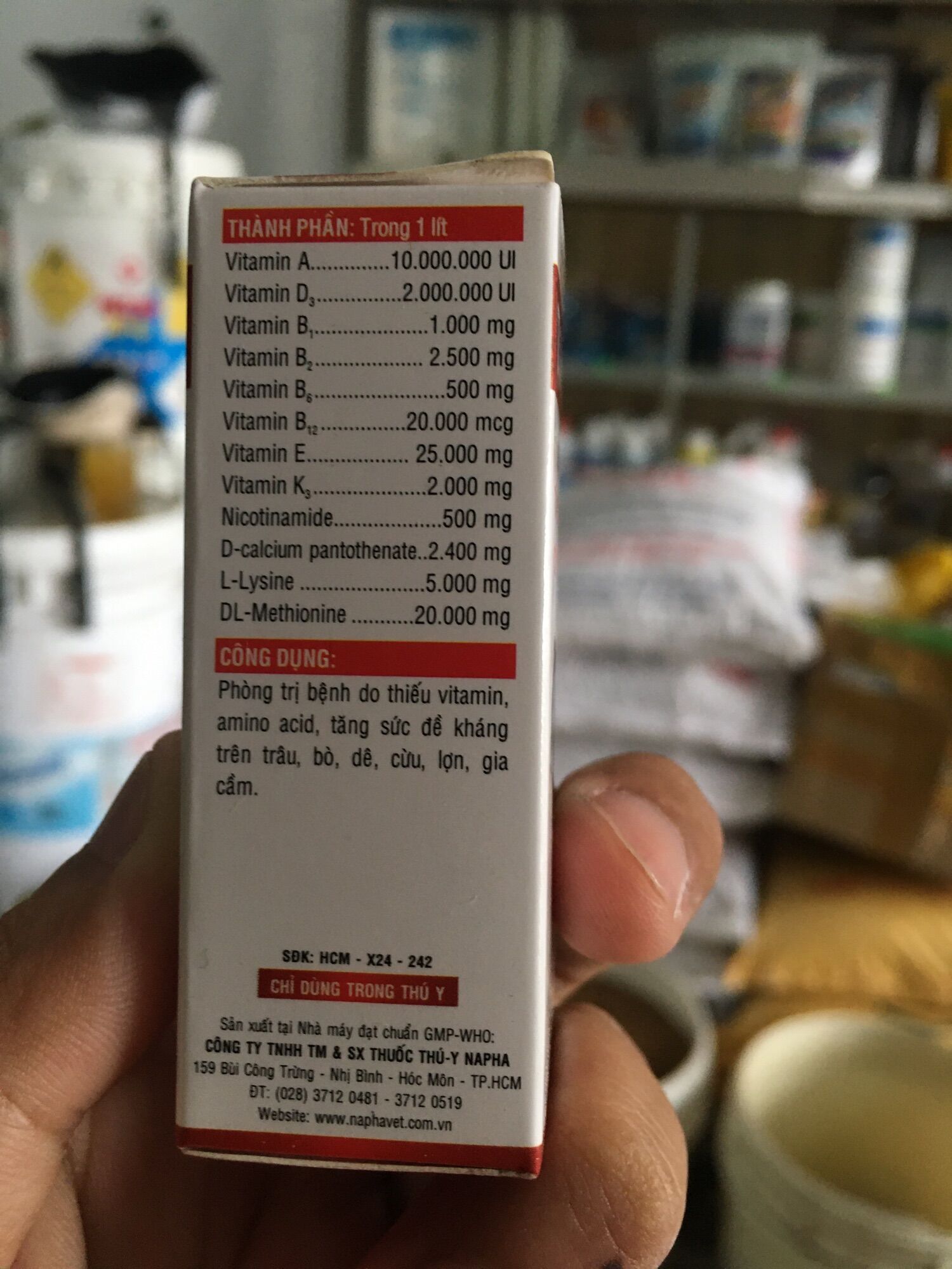 Nước tăng lực tonic cao cấp cho gà đá (10ml/ chai )