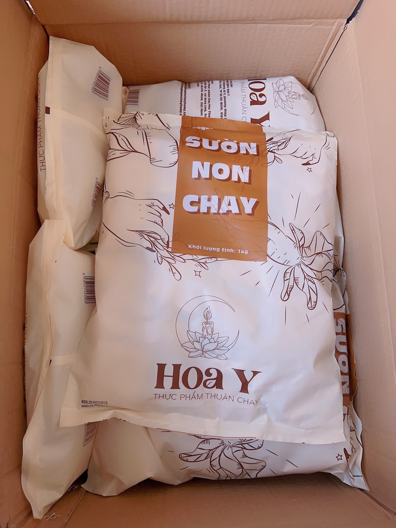 Sườn non chay Hoa Y 1kg/ sườn bổ sung lúa mạch