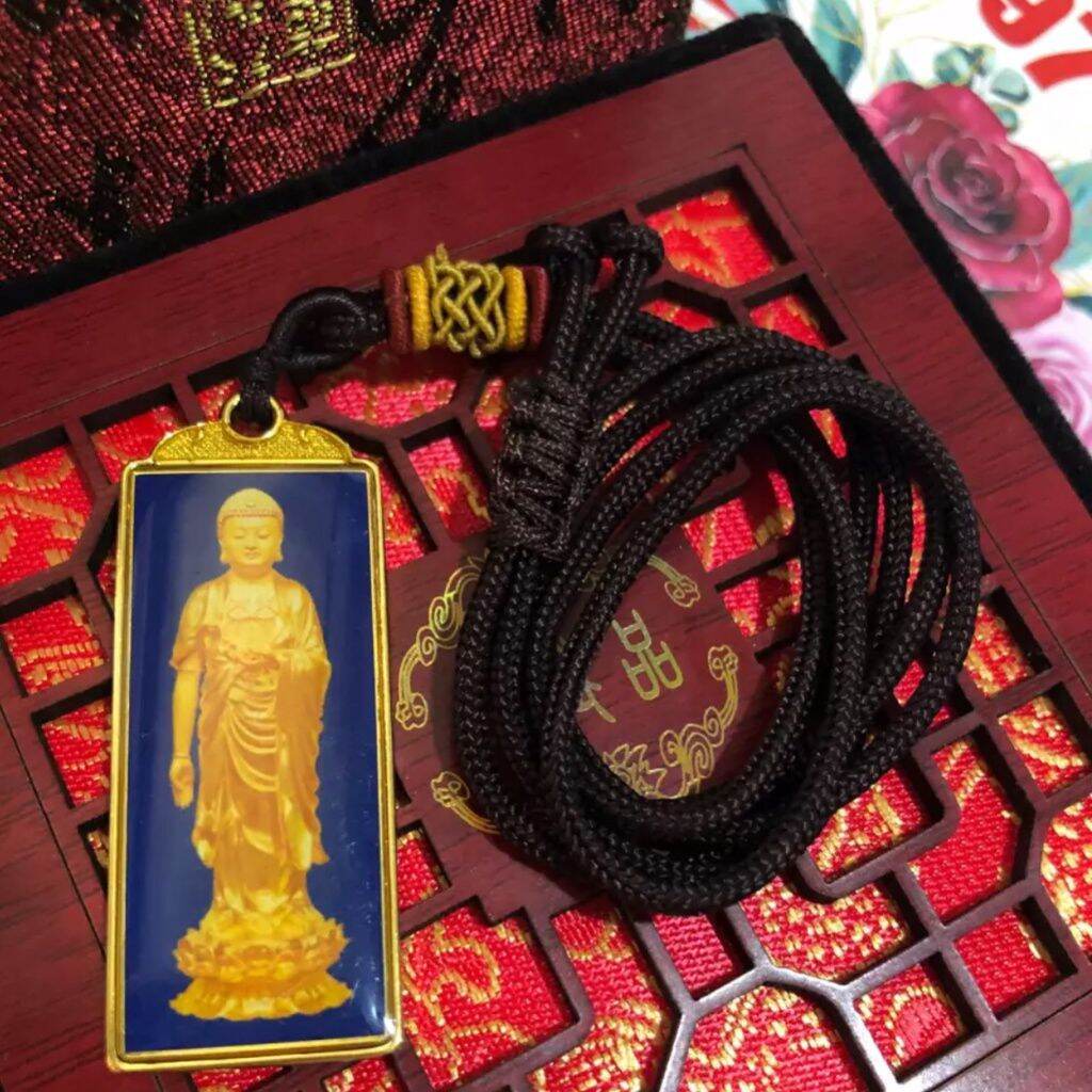 Dây chuyền 2 mặt hình phật a di đà