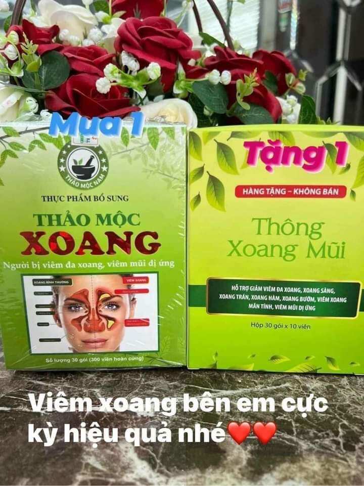 Mẫu mới xoang_ thảo mộc nam . mua 1 tặng 1