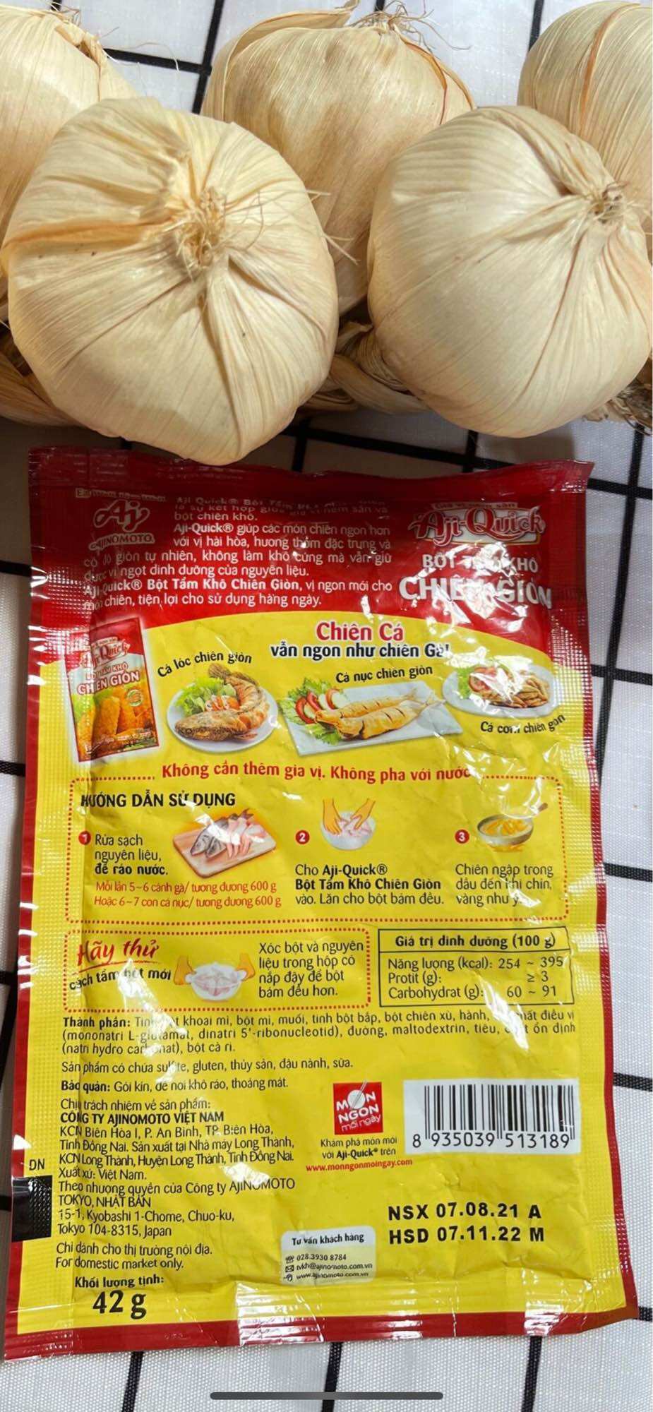 BỘT CHIÊN GIÒN AJI QUICK / BỘT TẨM CHIÊN 42GRAM