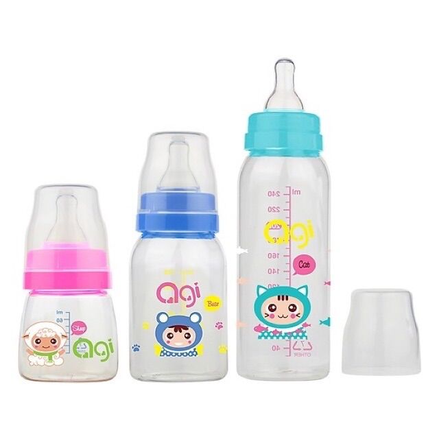 Bình sữa cho bé Agi 60ml 140ml 240ml