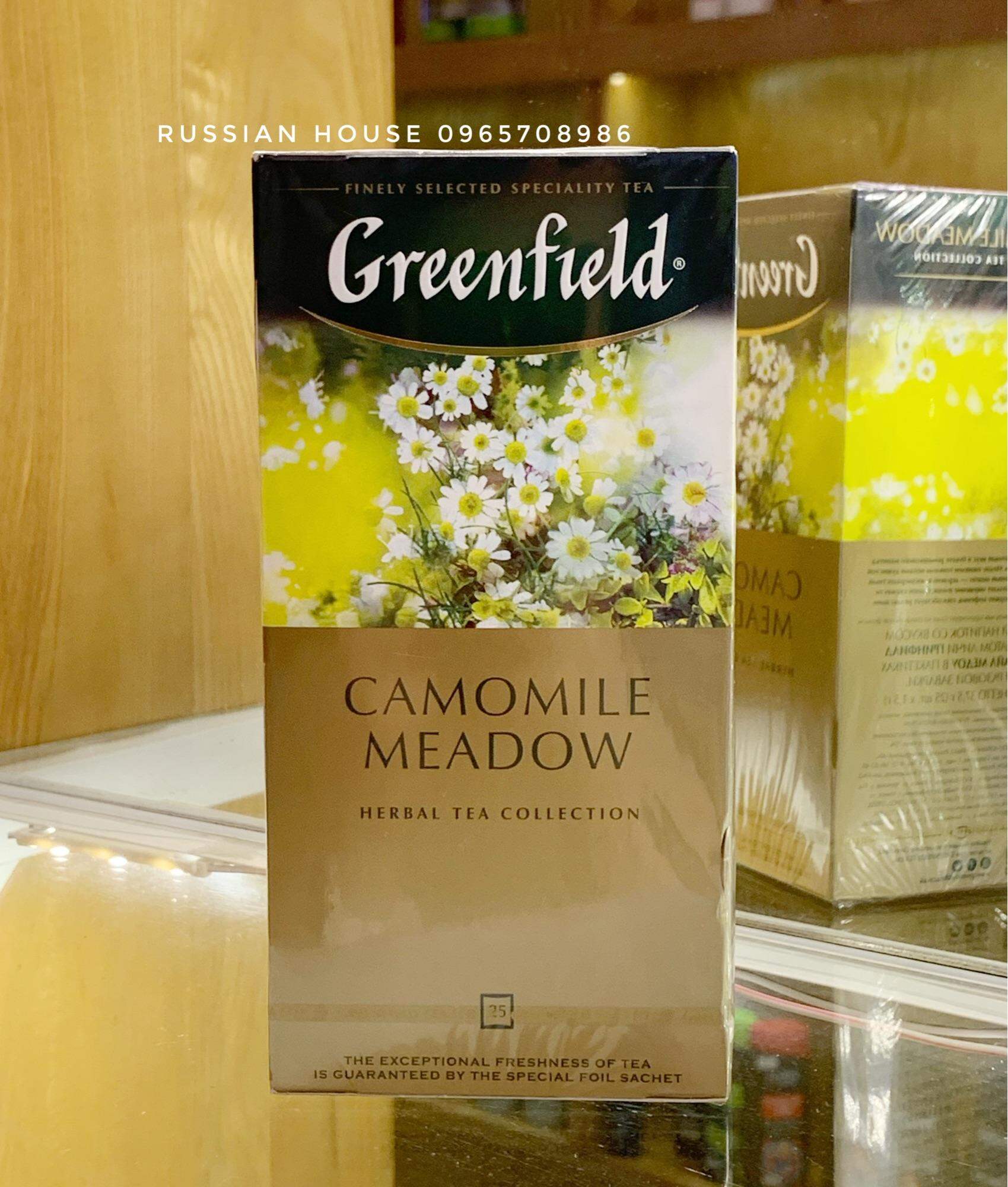 Trà hoa cúc Green Field của Nga/ hộp 25 gói