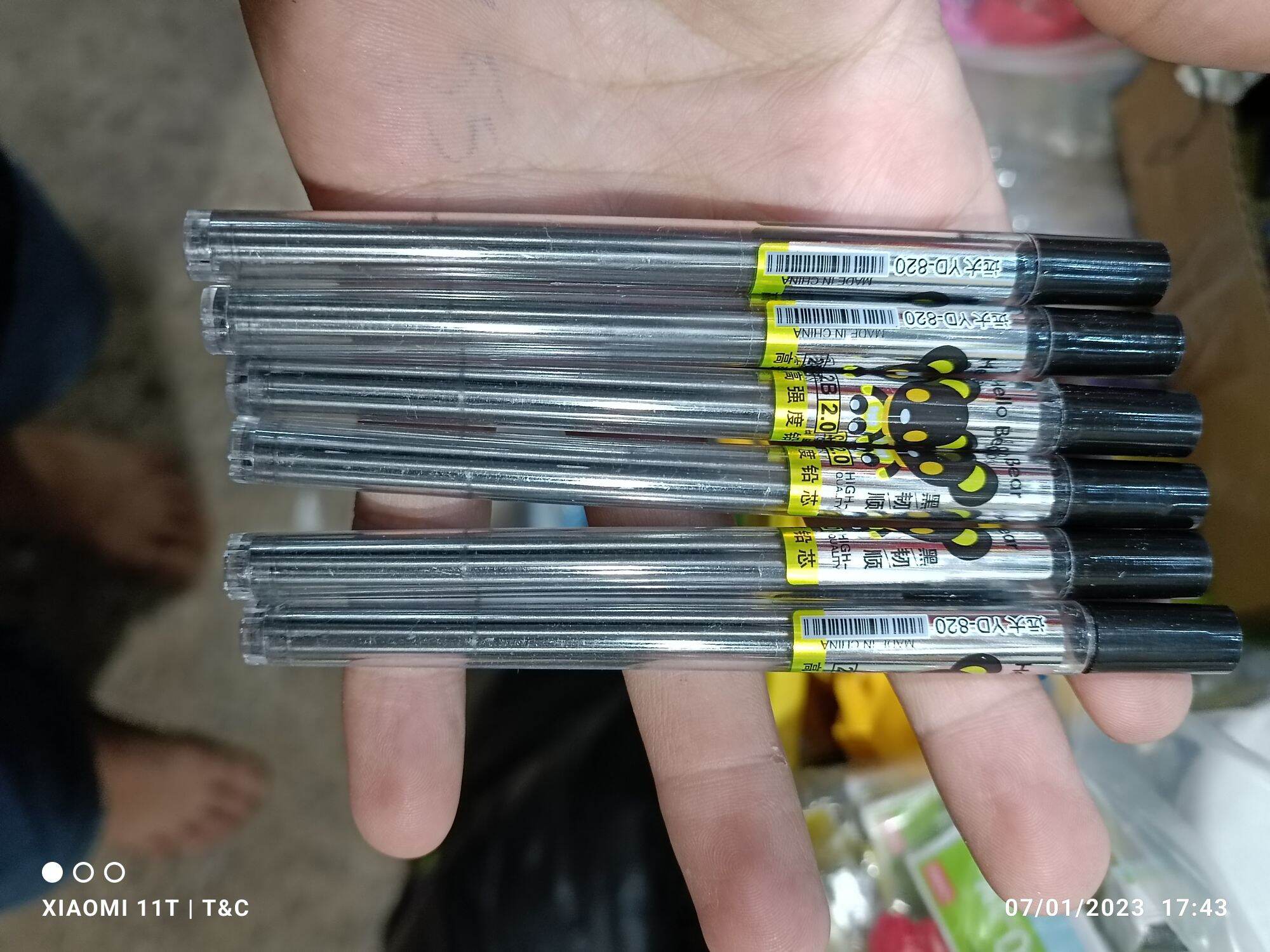 Ruột bút chì 2.0 chì 2B