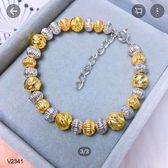 Vòng tay nữ, lắc tay 42r , lắc bi nữ 2 màu cao cấp orin v2341