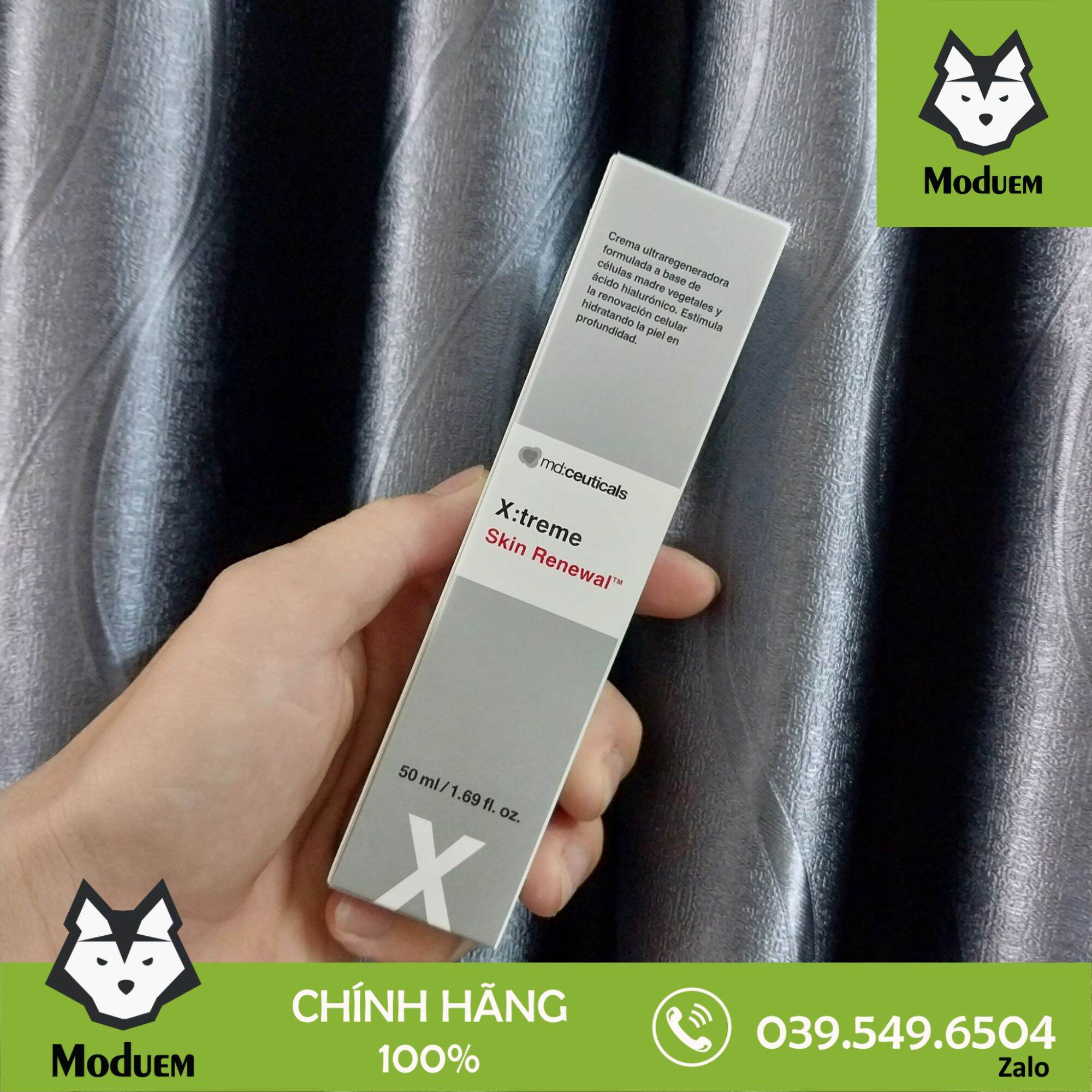 Kem dưỡng phục hồi da sau laser, peel da md: ceuticals x:treme skin renewal 50ml
