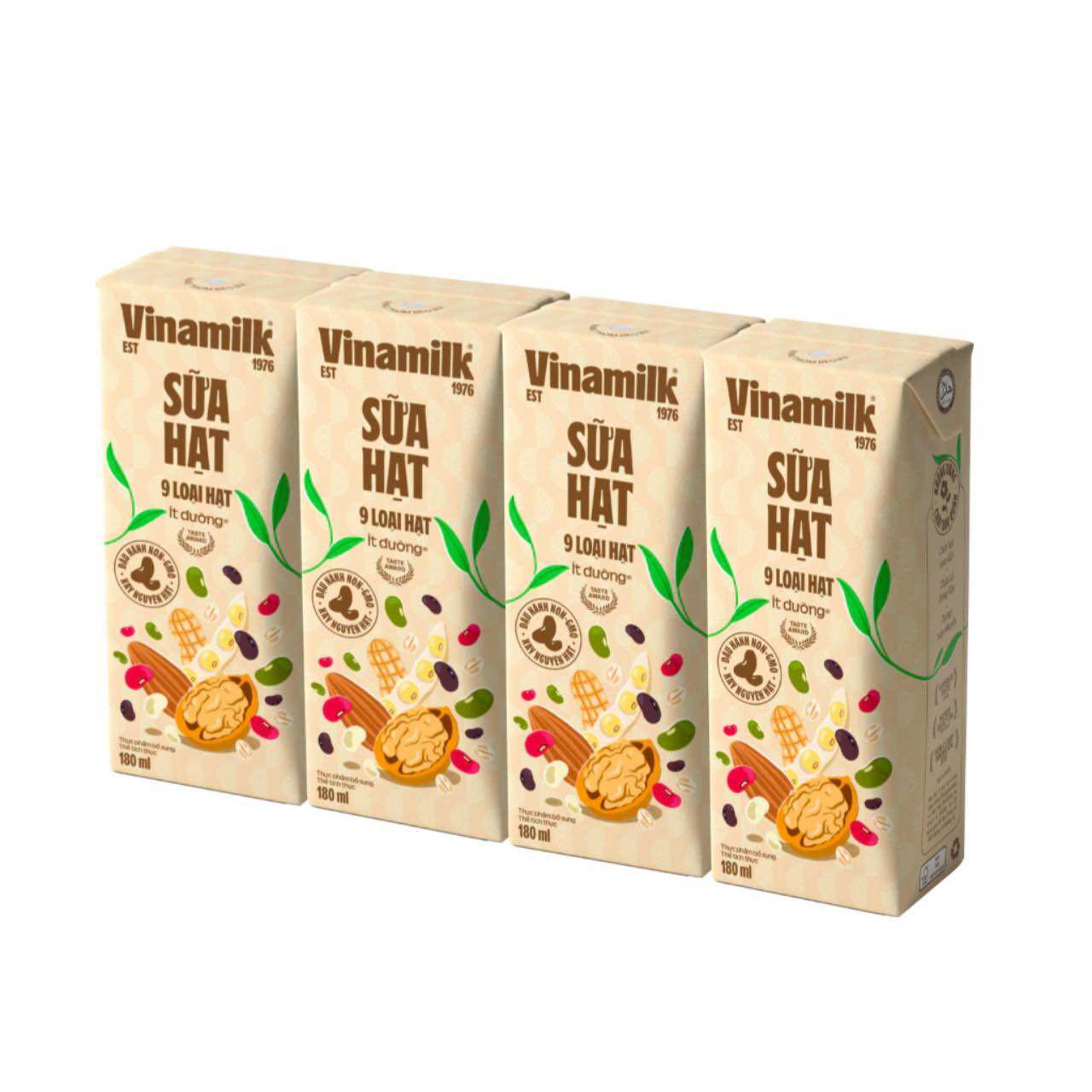 Thùng 24 Hộp Sữa 9 Loại Hạt Vinamilk Super Nut 180ml