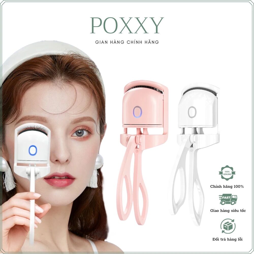 Máy uốn mi điện cao cấp,uốn cong lông mi tự nhiên,giữ mi cong lâu - có cổng sạc usb