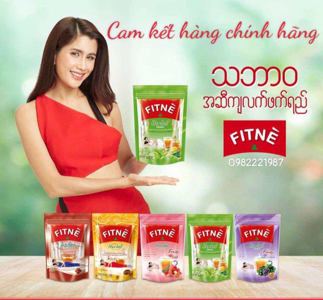 Trà fitne herbal thải độc giảm cân Thái Lan