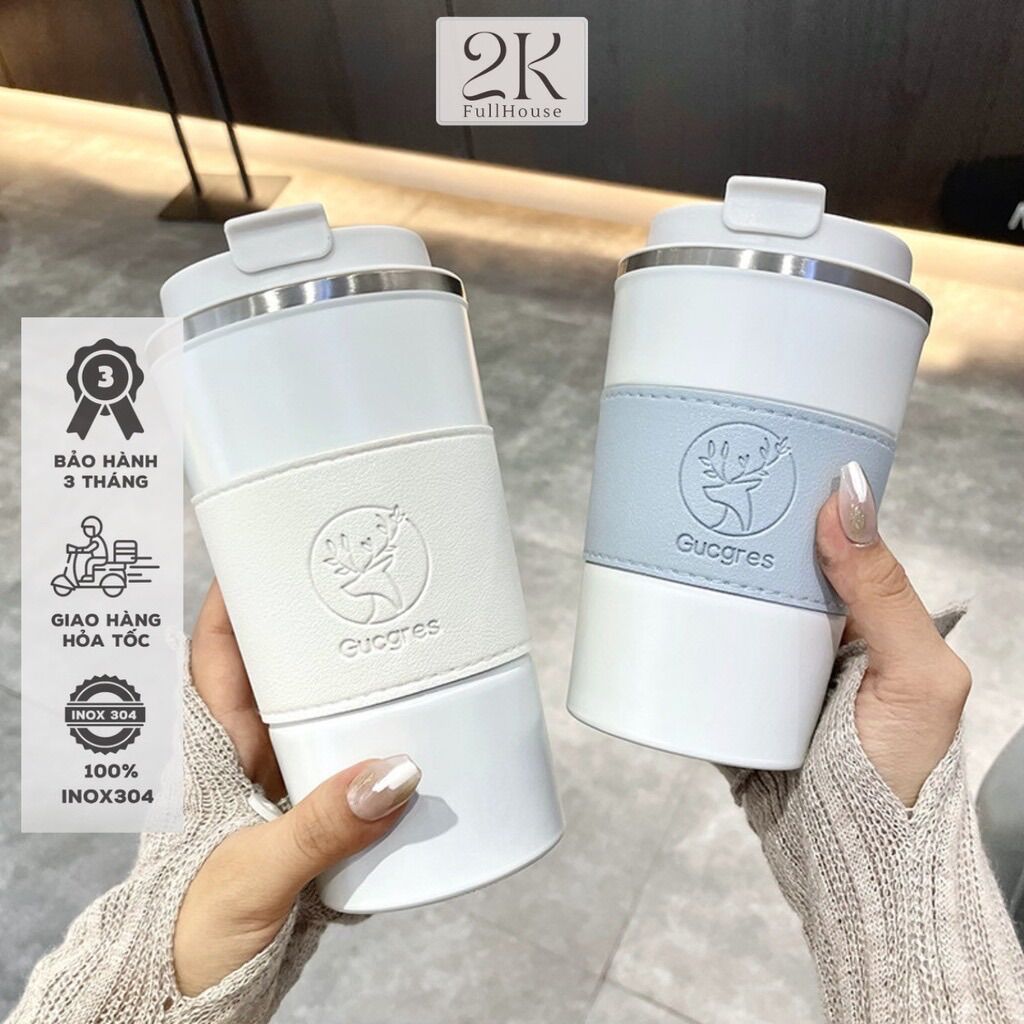 Ly giữ nhiệt inox bình giữ nhiệt kèm ống hút cao cấp giữ nhiệt lâu coc6
