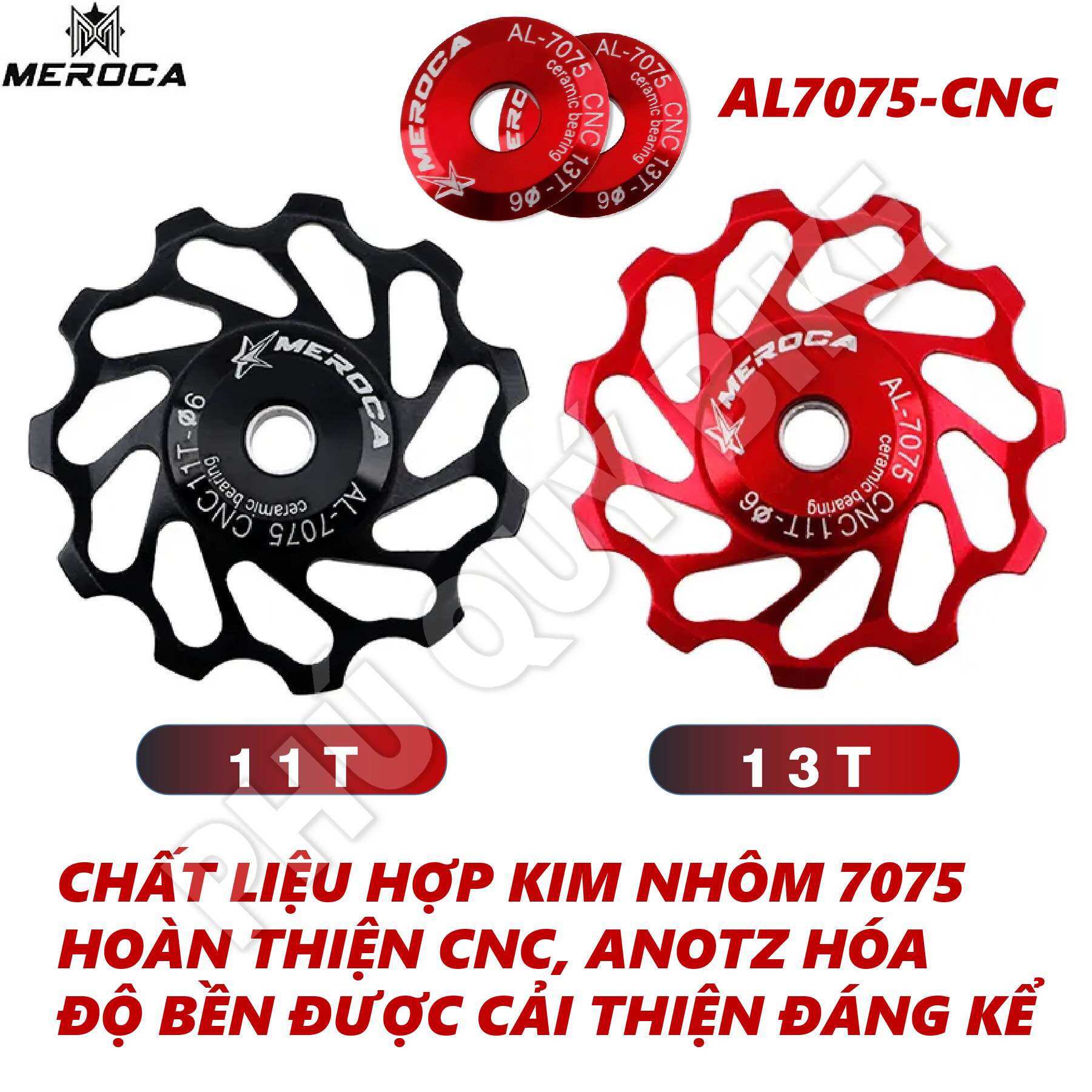 Bánh Xe Cùi Đề Sau Xe Đạp CERAMIC 11T 13T MEROCA