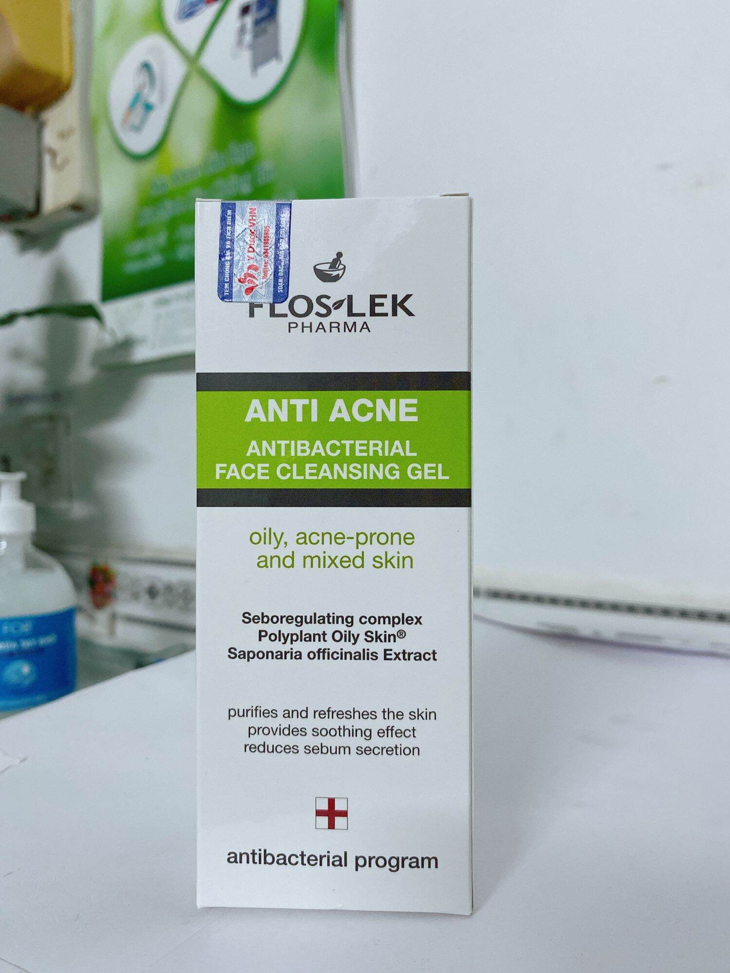 Sữa rửa mặt ngừa mụn Floslek – 125ml