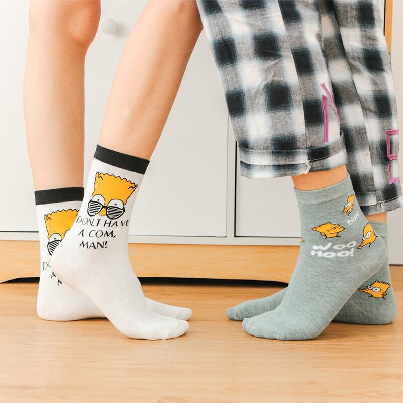 Tất vớ Simpson cao cổ- ảnh thật