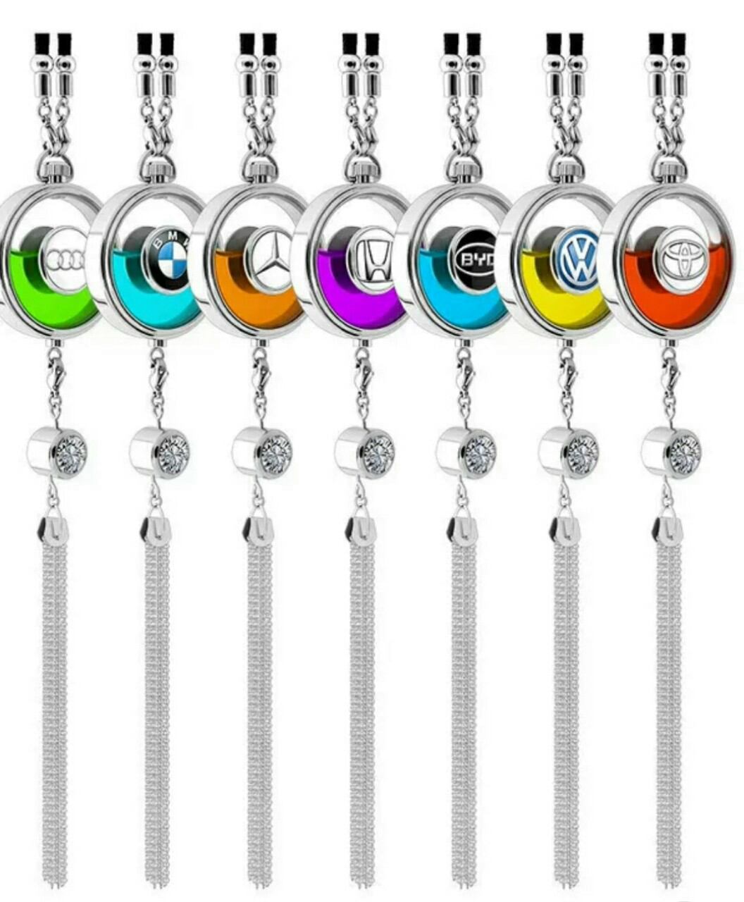 Khánh treo xe logo hãng kiêm nước hoa thơm xe