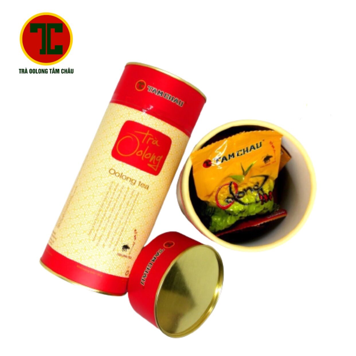 [HCM]TRÀ Ô LONG (OOLONG) LON GIẤY TÂM CHÂU 100G