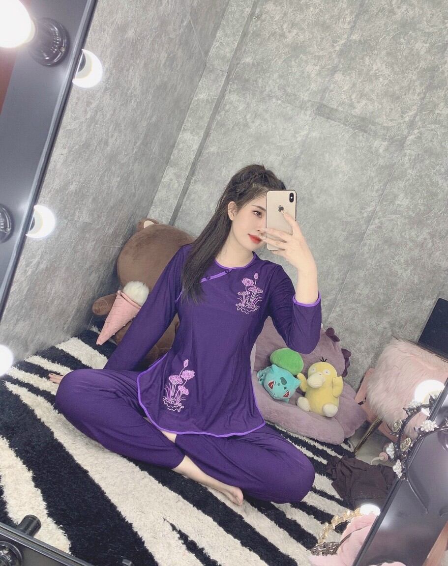 ĐỒ LAM ĐI CHÙA- MẪU XẨM THUN