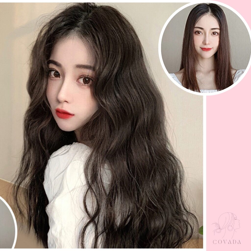 [HCM]TÓC GIẢ KẸP XOĂN sóng nước K003