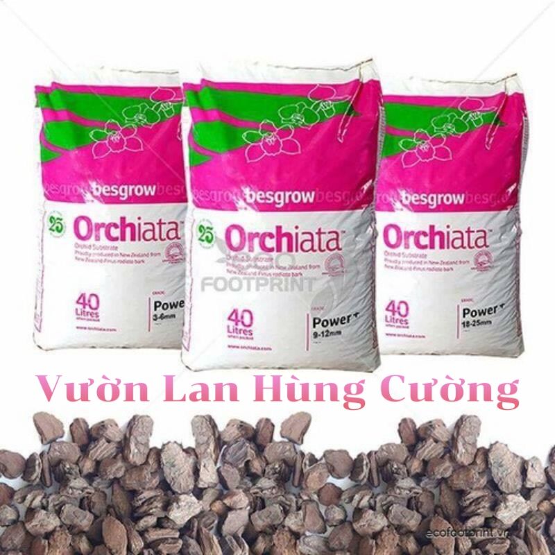 Vỏ thông orchiata nhập khẩu new zealand giá thể trồng lan cao cấp size 9-12mm, 12-18mm