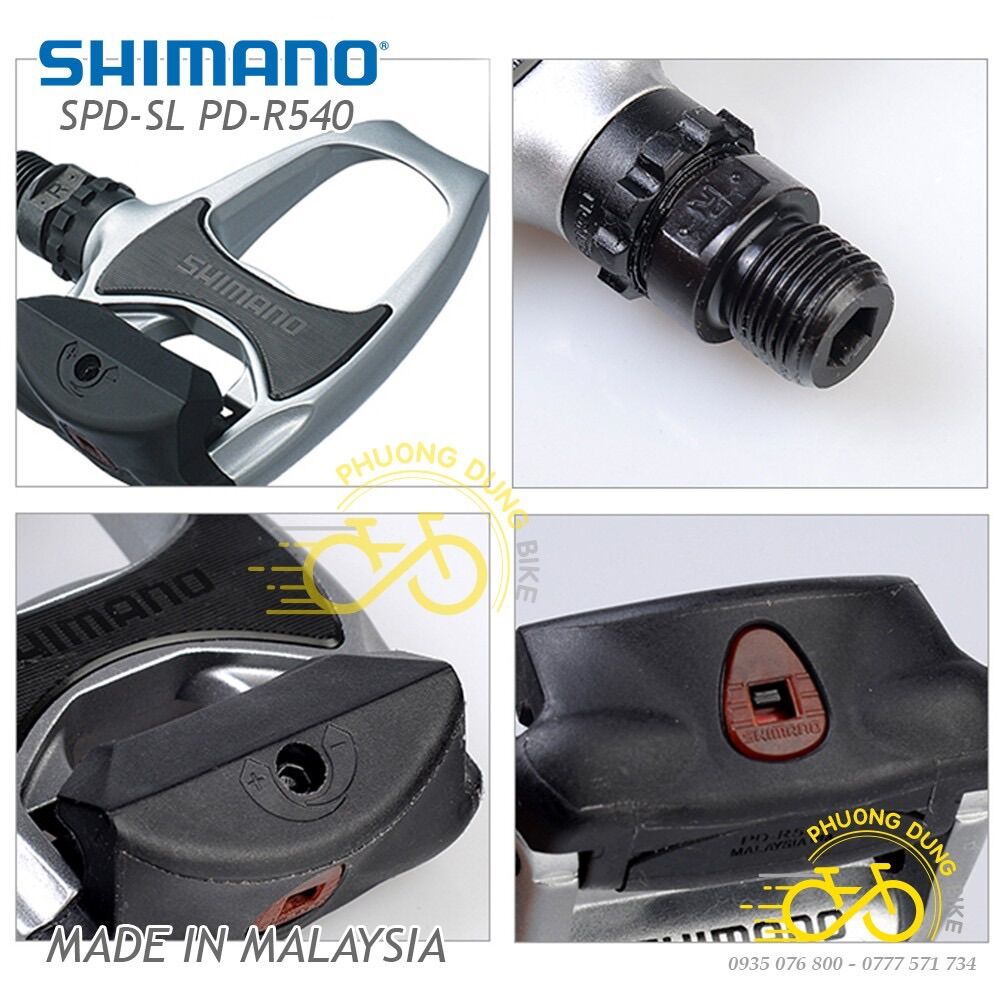 Pedan (bàn đạp) can xe đạp SHIMANO PD R540