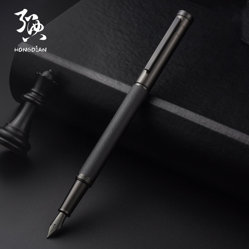 LT Hongdian Titan Rừng Đen Thư Pháp Bút Máy 1850 Series Dành Cho Học Sinh Văn Phòng Kinh Doanh Nữ Tặ