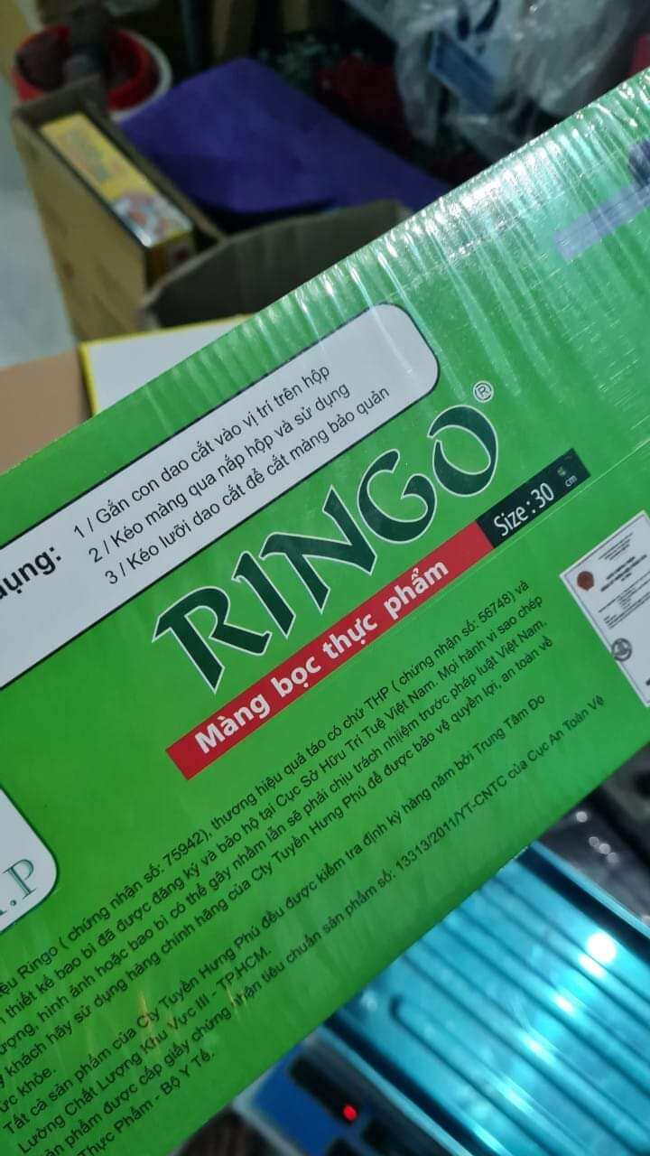 Màng Bọc Thực Phẩm Ringo.450, Màng Co Bảo Vệ Thực Phẩm