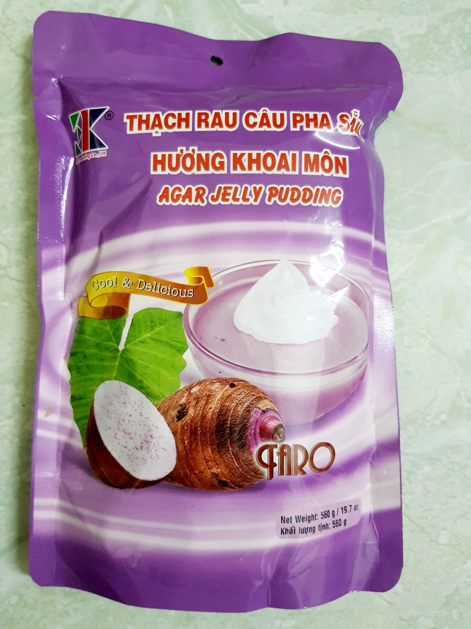 Thạch rau câu pha sẵn konnyaku hương khoai môn