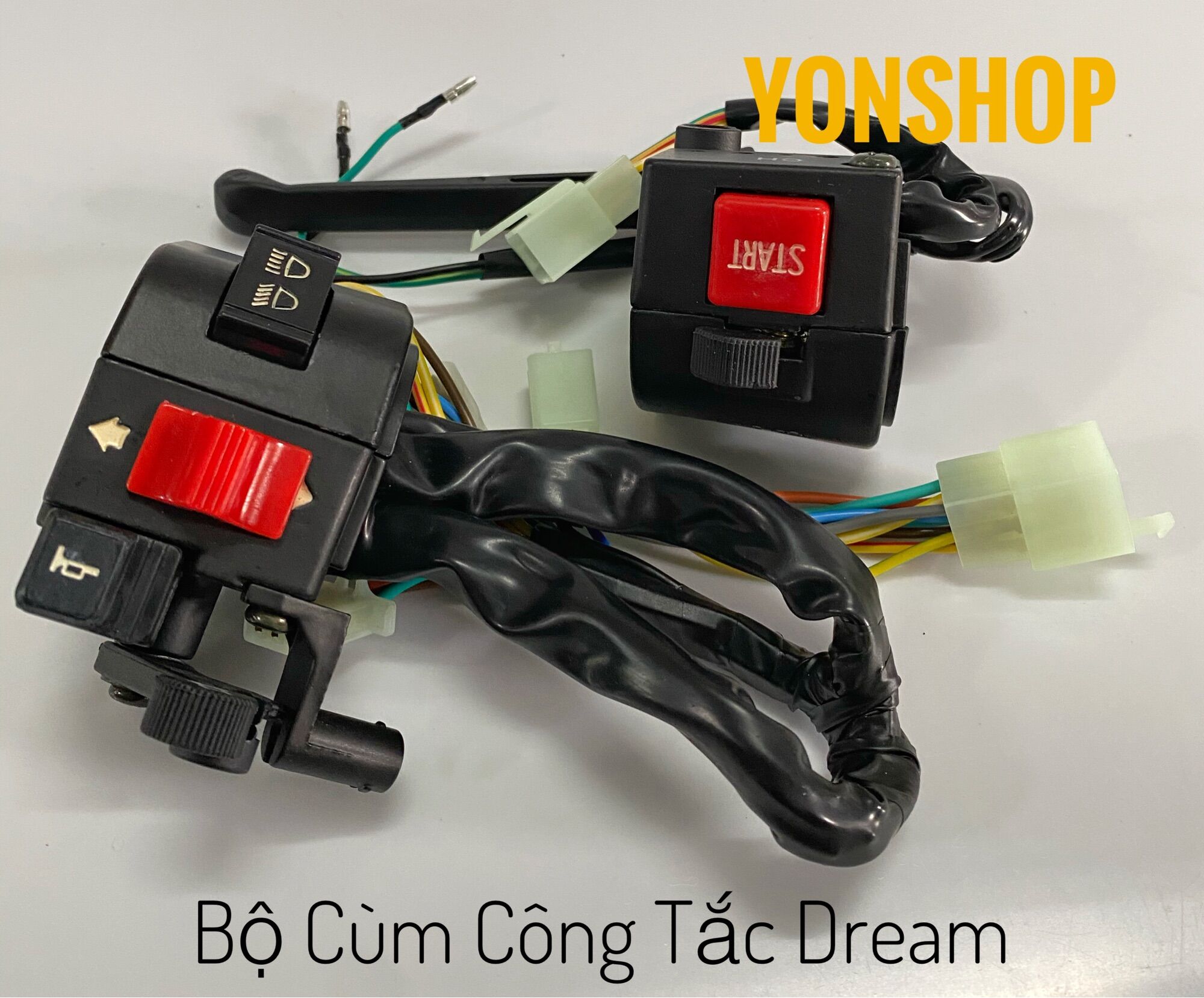 Bộ cùm công tắc xe dream hàng cao cấp loại 1