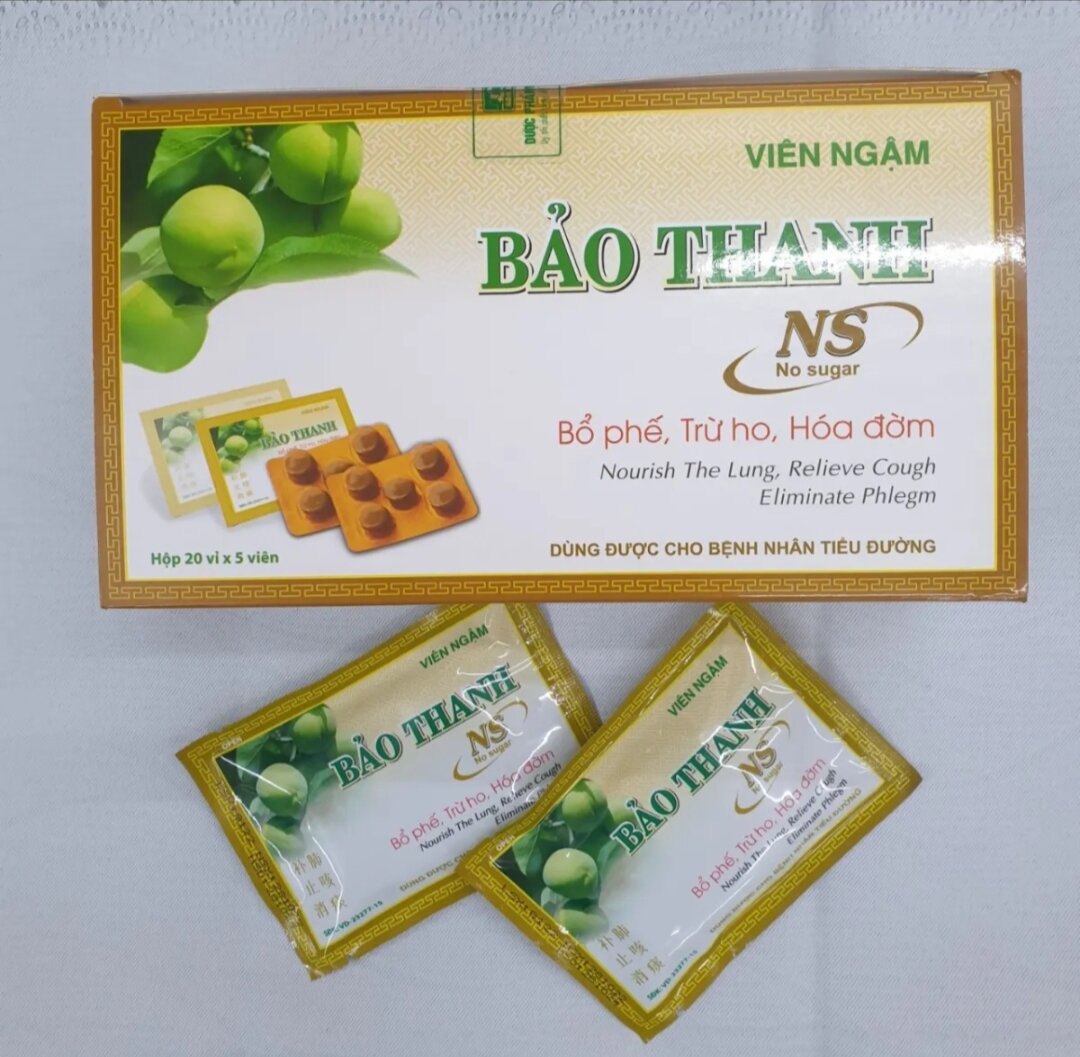 Viên ngậm  Bảo Thanh (vỉ 5 viên)