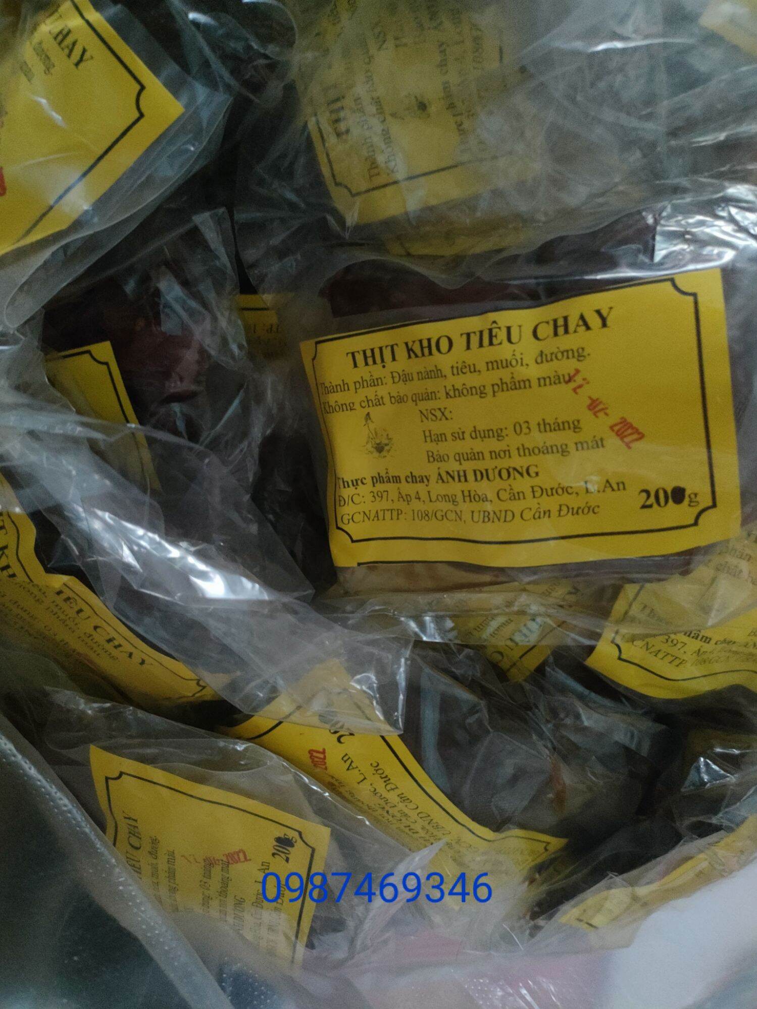 thịt kho tiêu chay